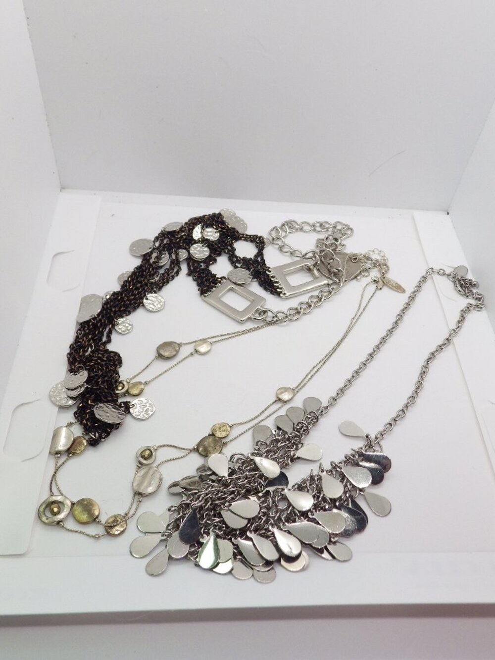 Lot of 3 Statement Necklaces 2 unbranded - NY 801G2
